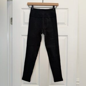 Lululemon Speckled High Rise Leggings Charcoal Athletic Yoga Pants Women’s 2/4